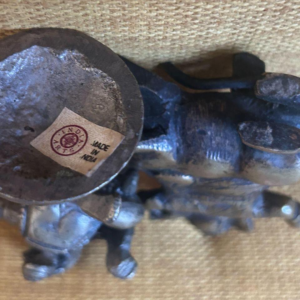 Vintage Bronze Ganesha Indian Elephant 310b 3