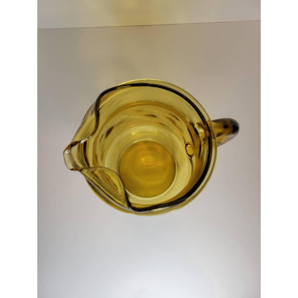 Vintage 1970s Light Amber Yellow C8d5 4
