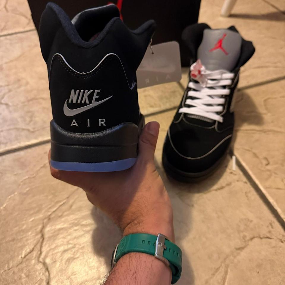 Jordan 5 Black Trainers Sneakers 9065 5