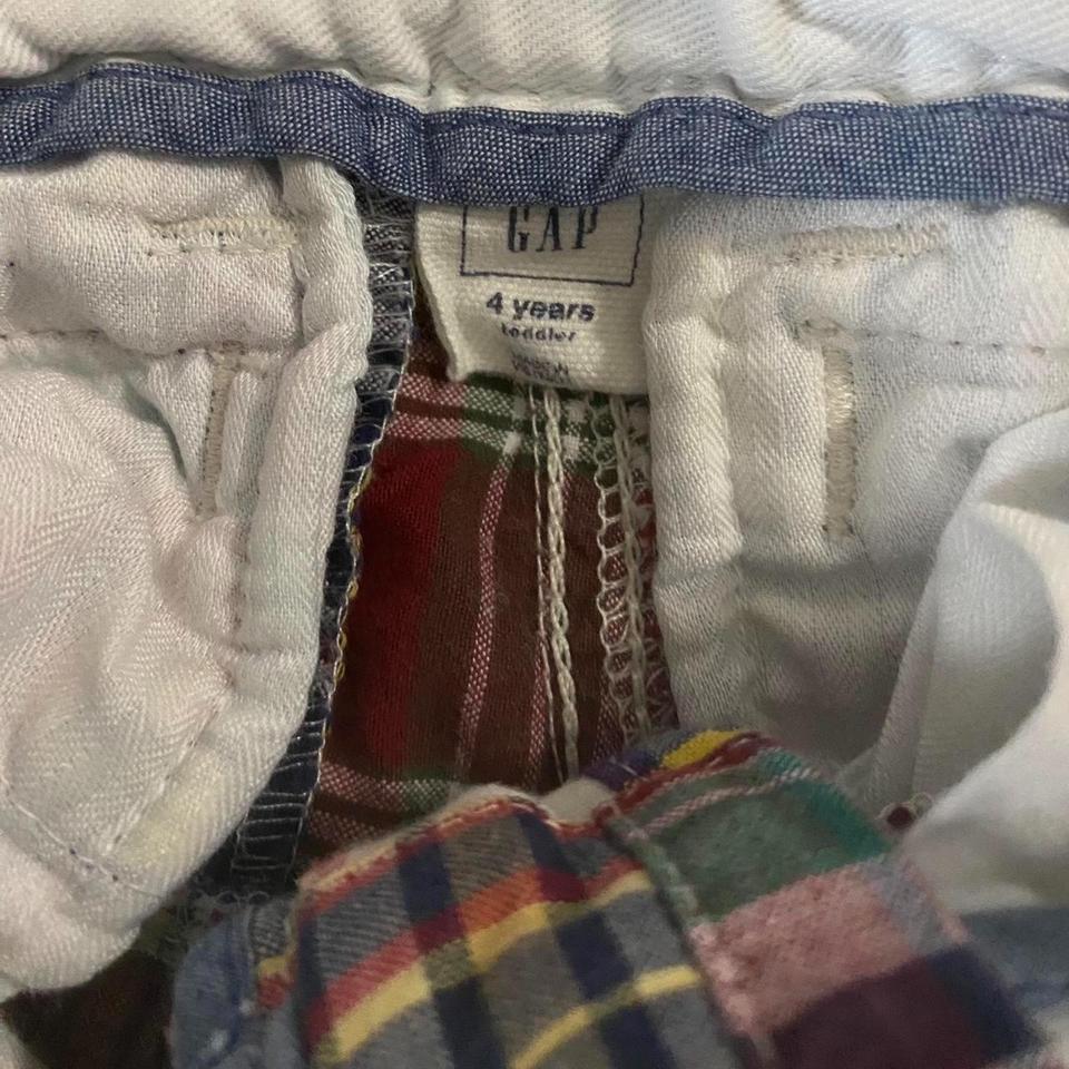 Gap Madras Plaid Shorts Multi Ae75 3