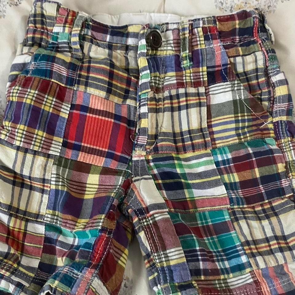 Gap Madras Plaid Shorts Multi Ae75 6