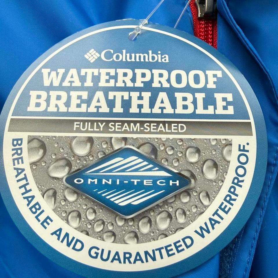Columbia Blue Rain Jacket With Eb1b 5