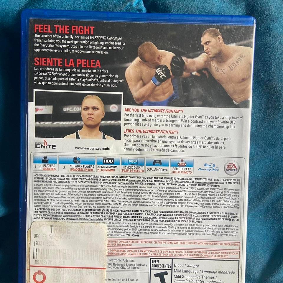 Ea Sports Ufc Sony Playstation 2
