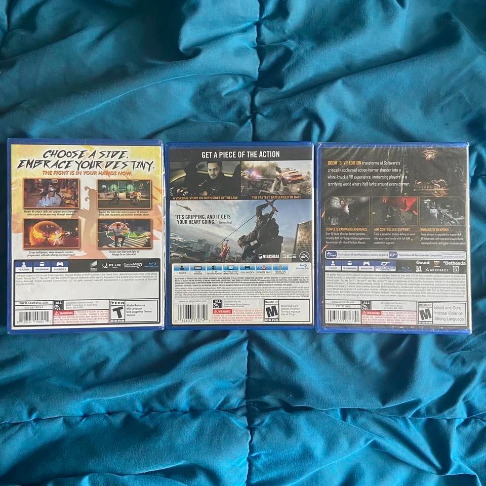 Lot Of 3 Ps4 Games 2