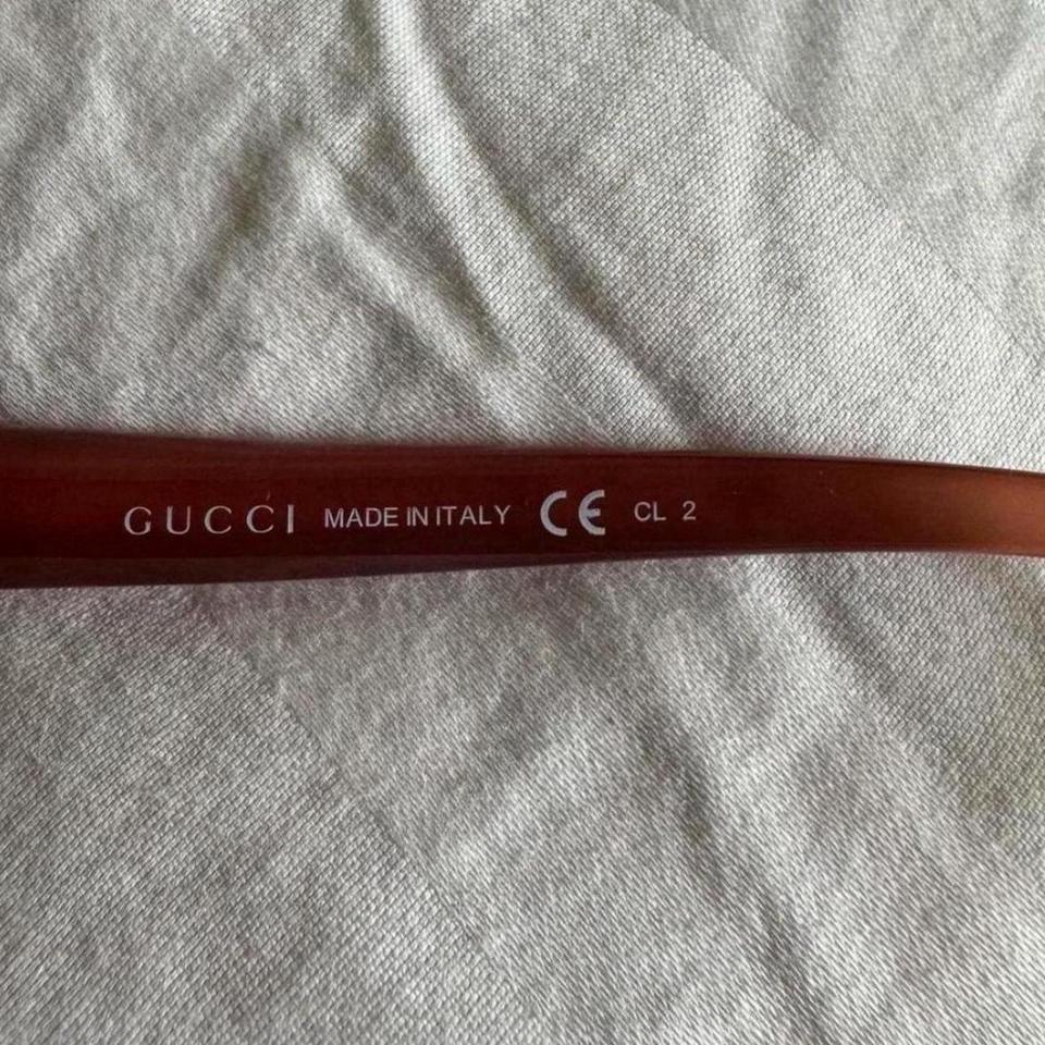 Gucci Brown Oversized Sunglasses With 5