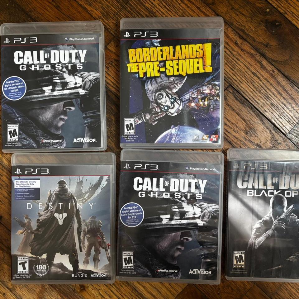 Bundle Of 5 Ps3 Games