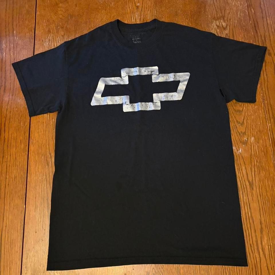 Black Silver Chevy T Shirt 12c8