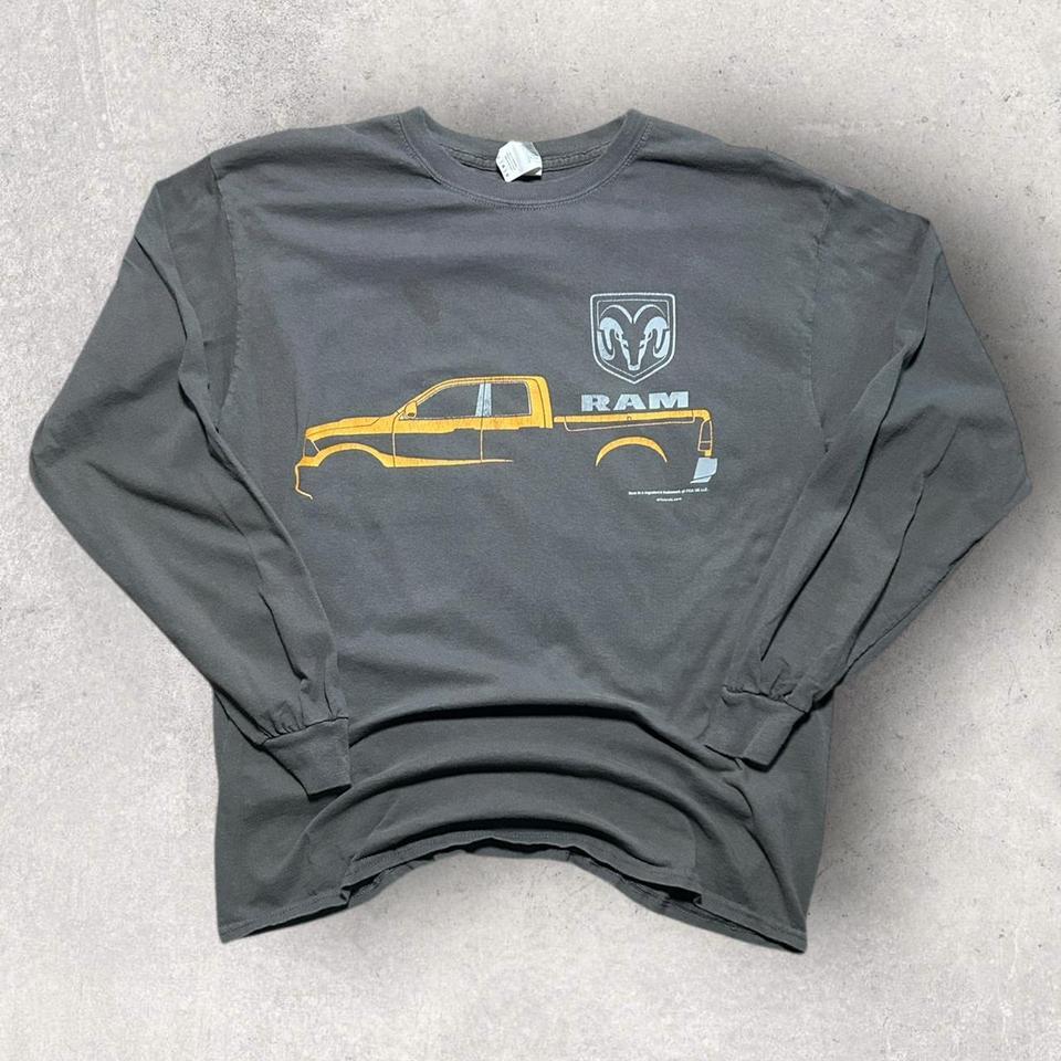 Grey And Yellow Dodge Ram