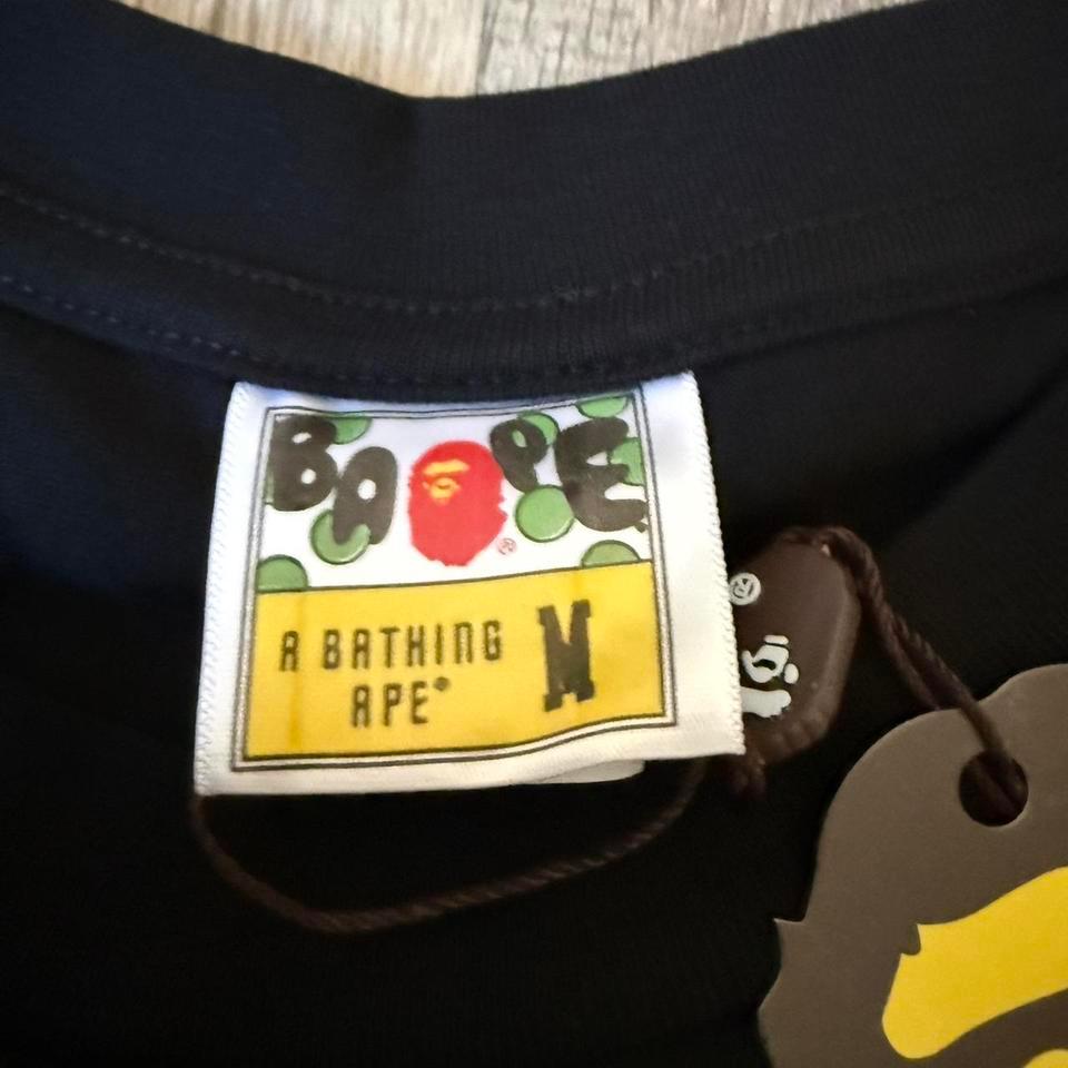 Bape Black Cotton T Shirt With 85ff 2
