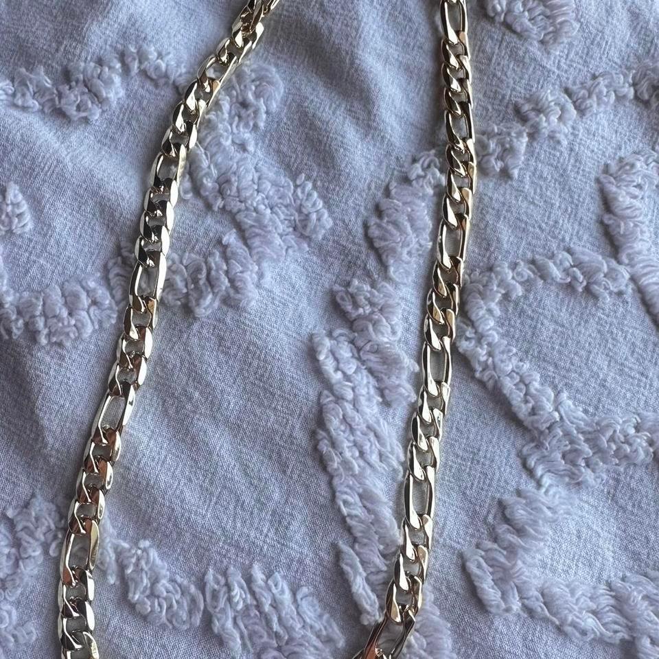 Cuban Link Necklace 18 Gold F632 2