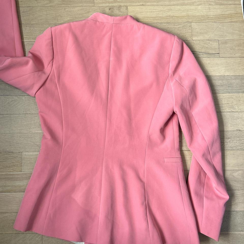 Zara Pink Blazer With White 896f 7
