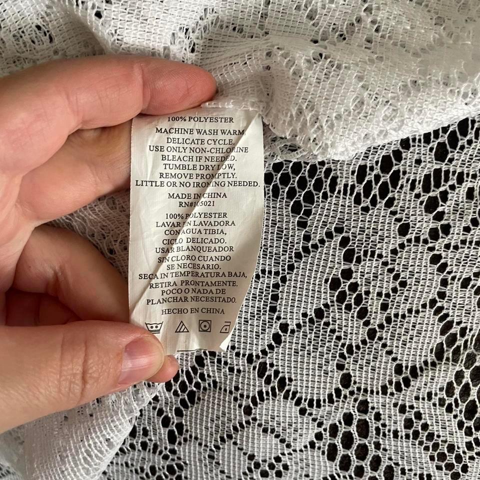 Vintage Lace Ruffle Curtain Valance D29e 4