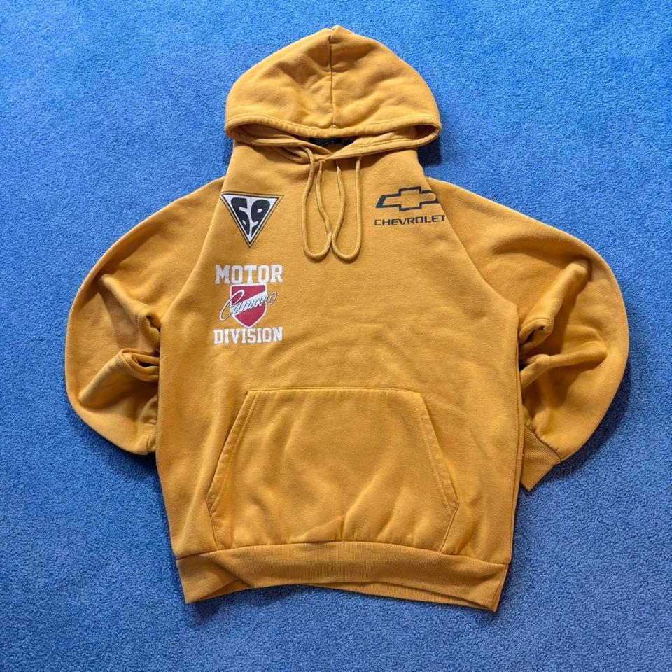 Mustard Vintage Style Camaro Hoodie