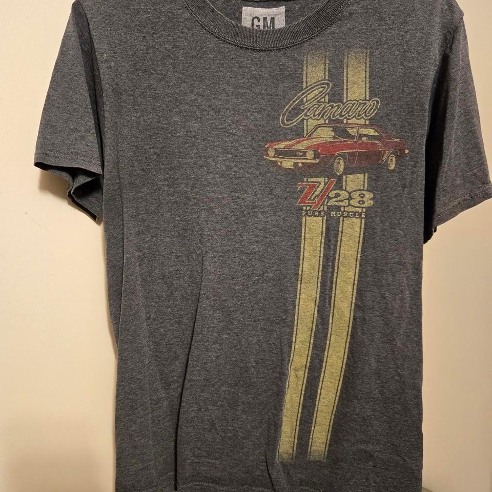 Gm Camaro Z28 Grey T Shirt 2264
