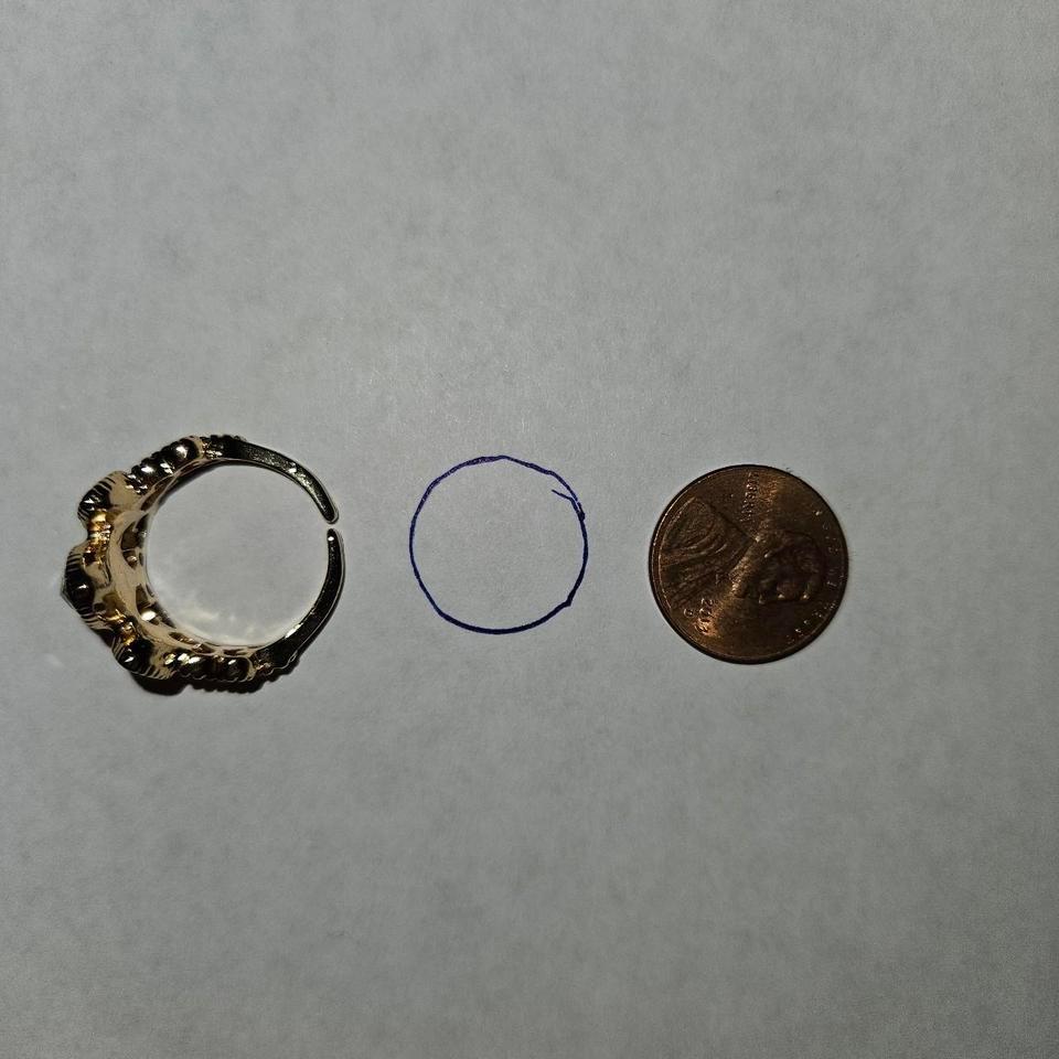 Tangled Rapunzels Crown Ring Between 4