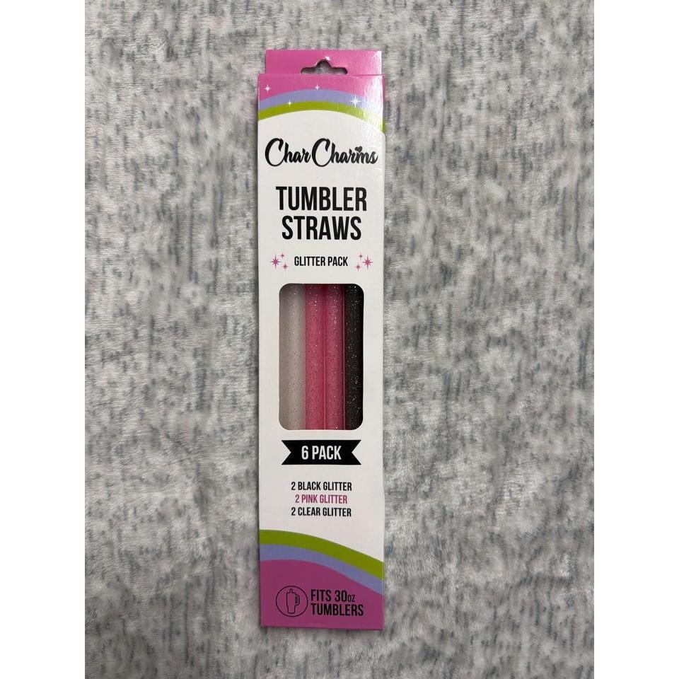 Charcharms Tumbler Straws 6 Pack 4286