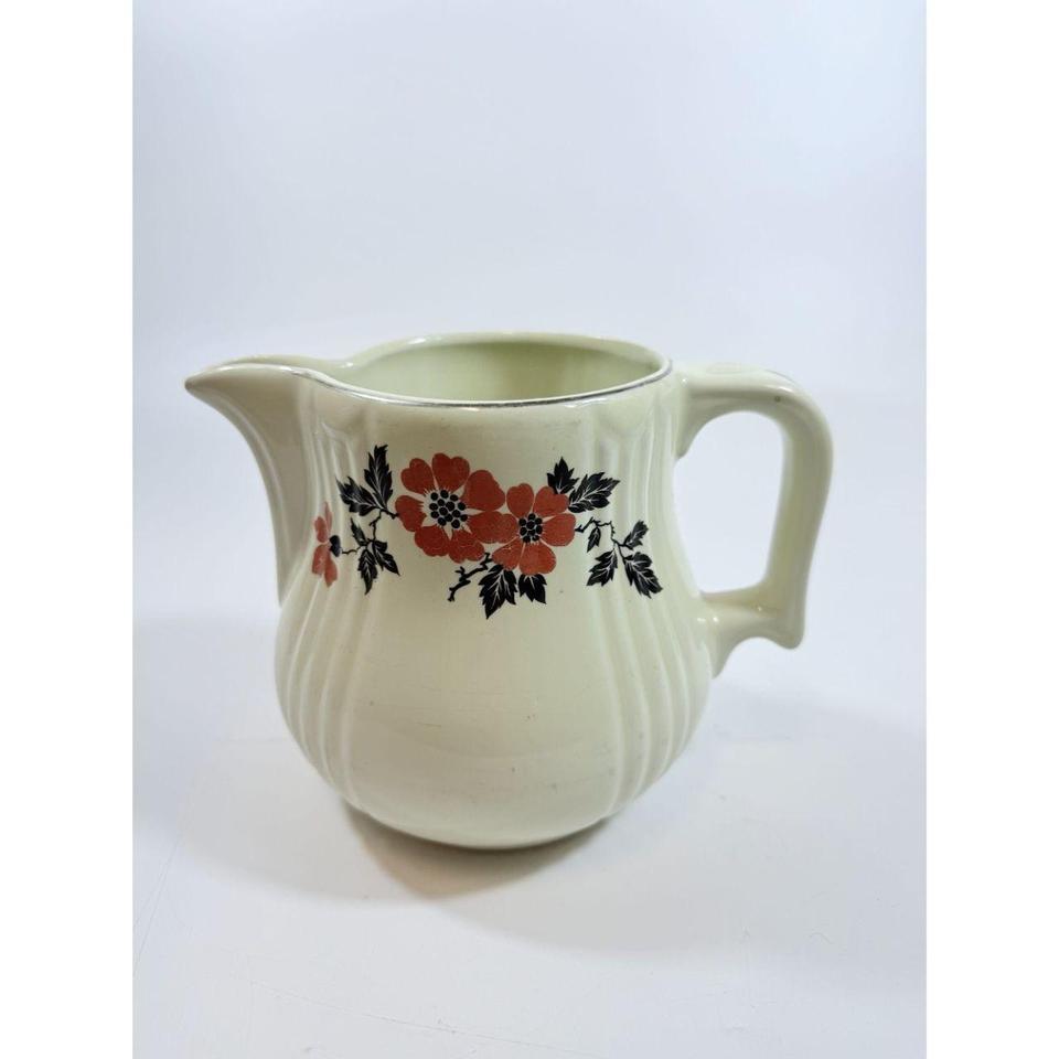 Large Ironstone Pitcher Hall Superior 5a0c 2