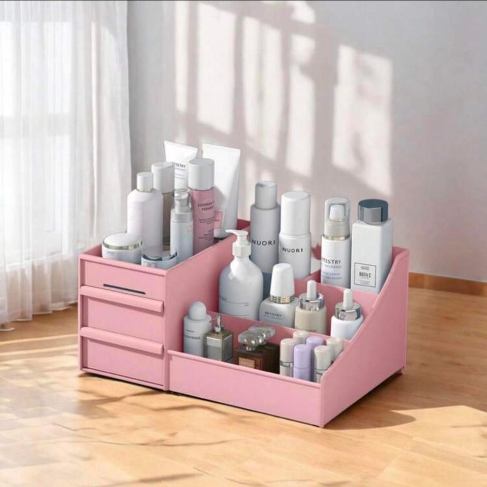 Pink Makeup Organizer With Drawers Ea9f