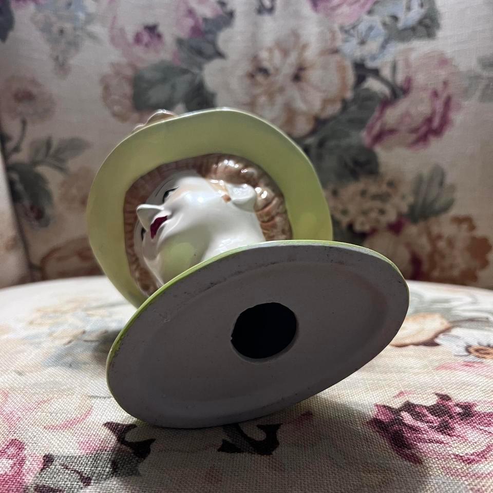 Green Vintage Lady Head With 1e0b 2