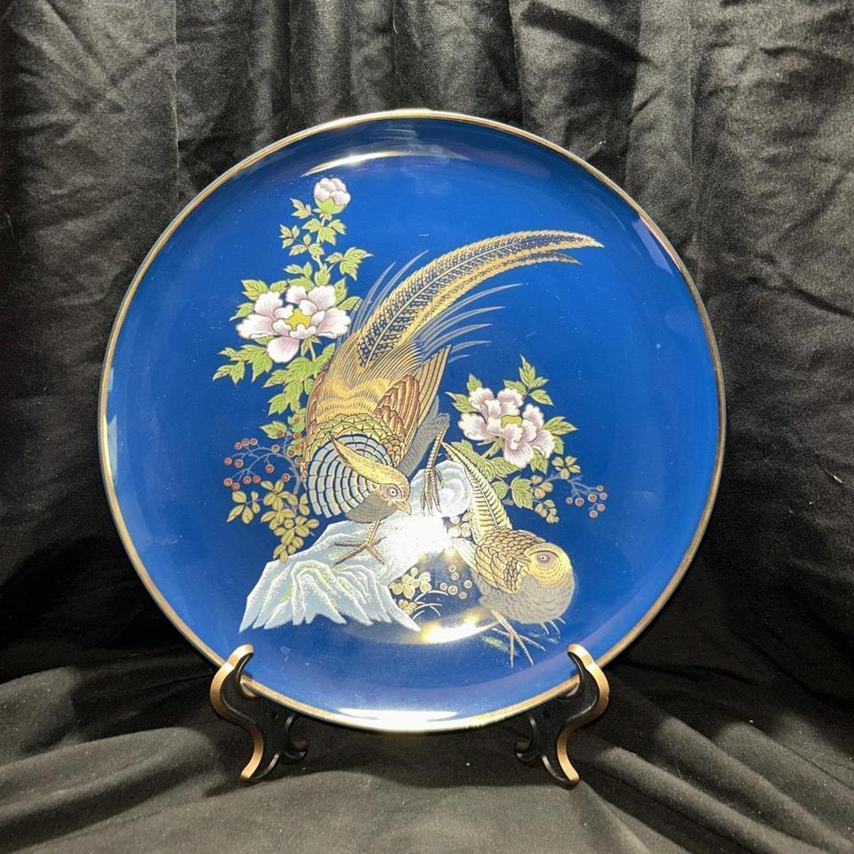 Beautiful Vintage Porcelain Charger Plate E7e7