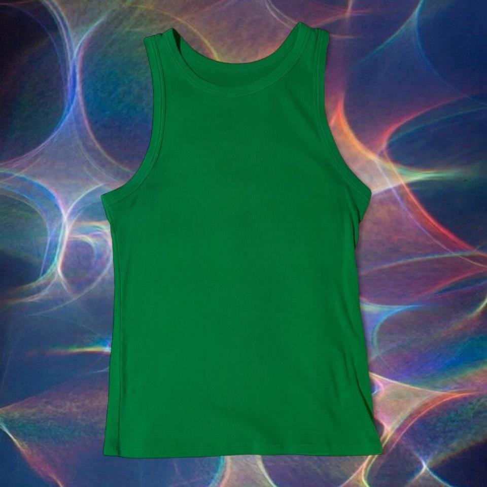 Neon Green Racer Back Tank 23af