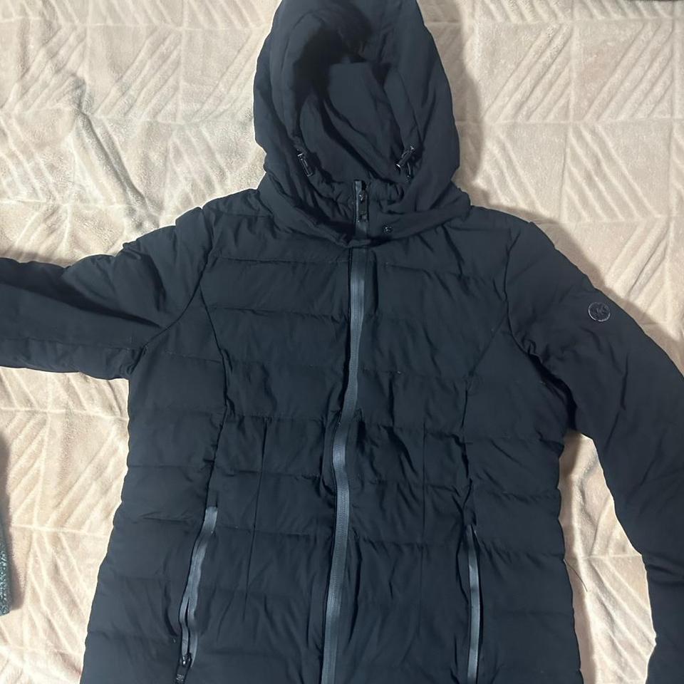 Black Puffer Jacket With Hood 16cd