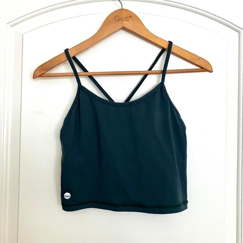 Emerald Greenblue Senita Athletics Crop 8848