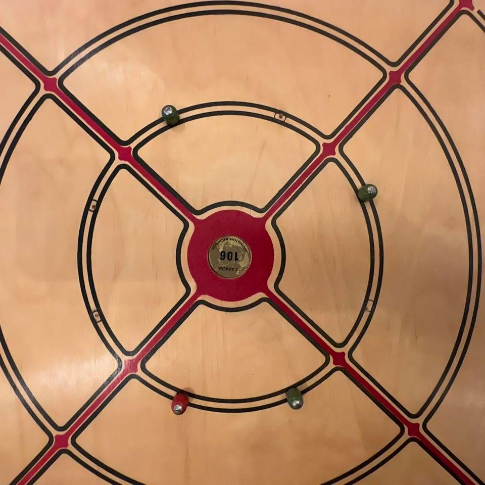 Vintage Carrom Game Board Likely
