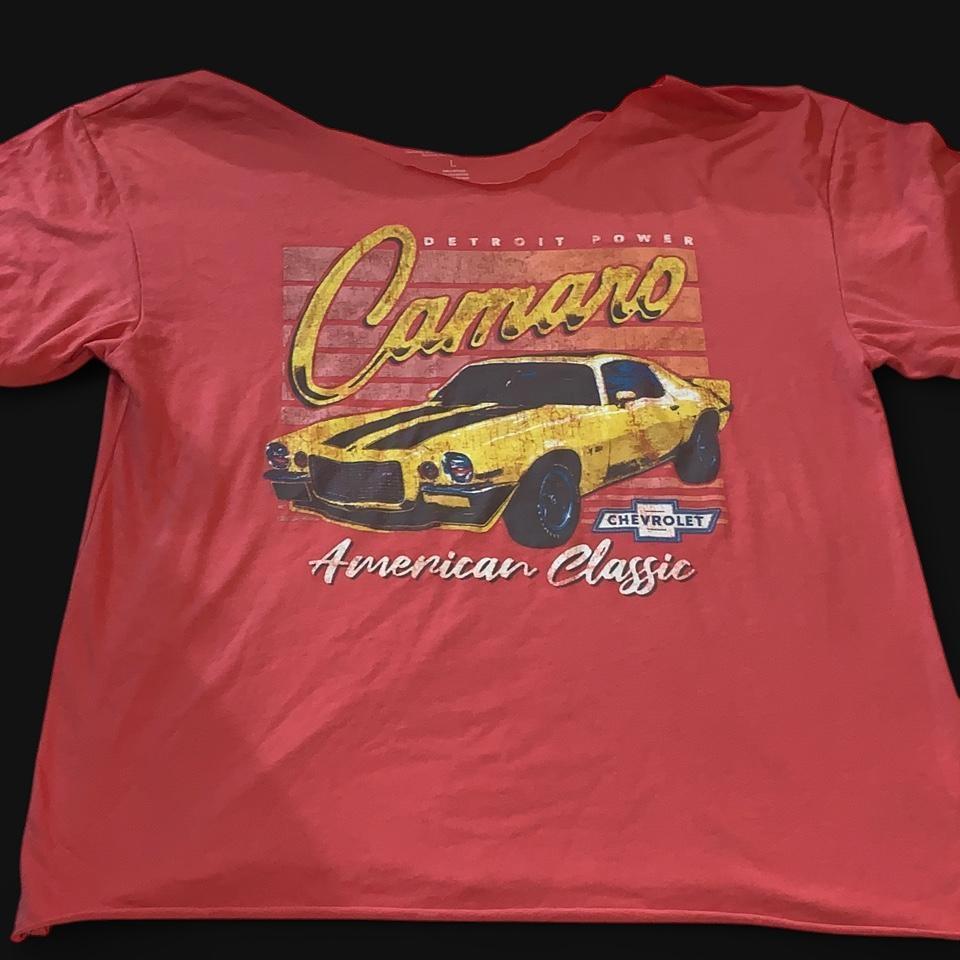 Red Vintage Chevrolet Camaro T Shirt 6d99