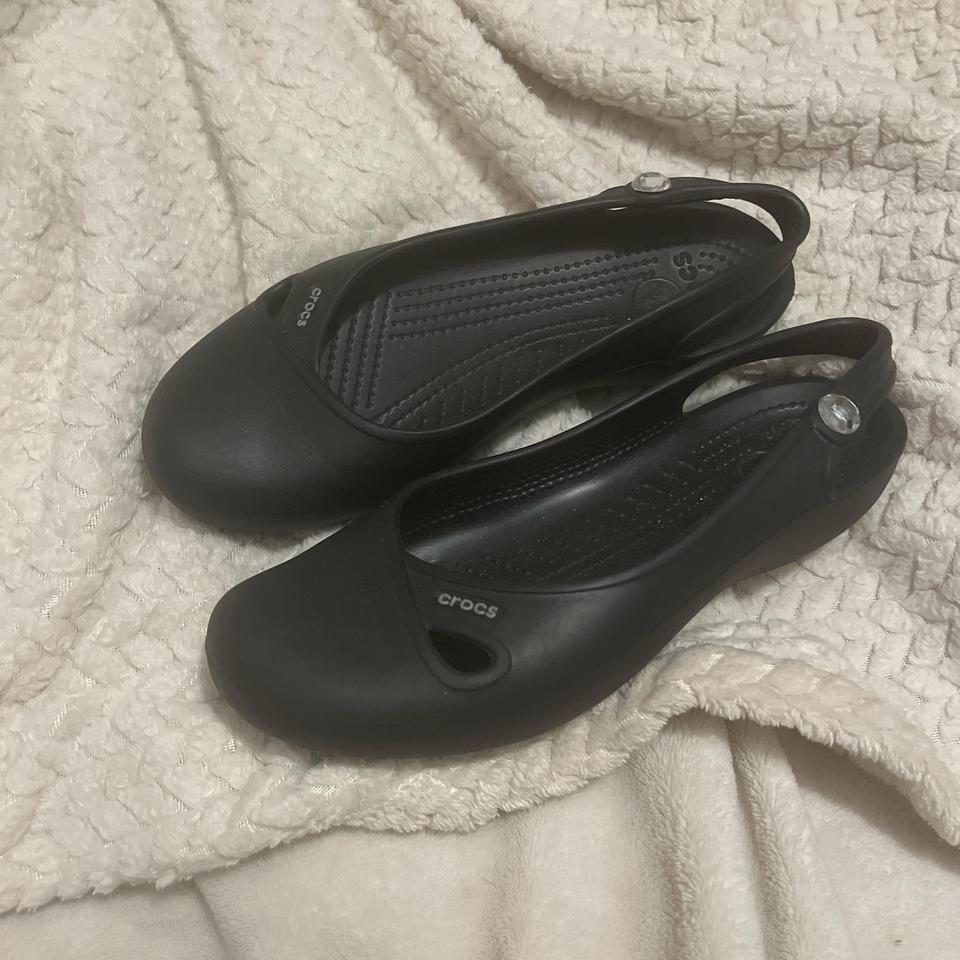 Black Crocs Ballet Flats Women 540c