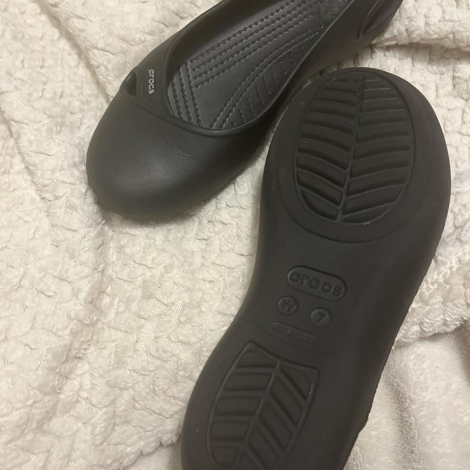 Black Crocs Ballet Flats Women 540c 3