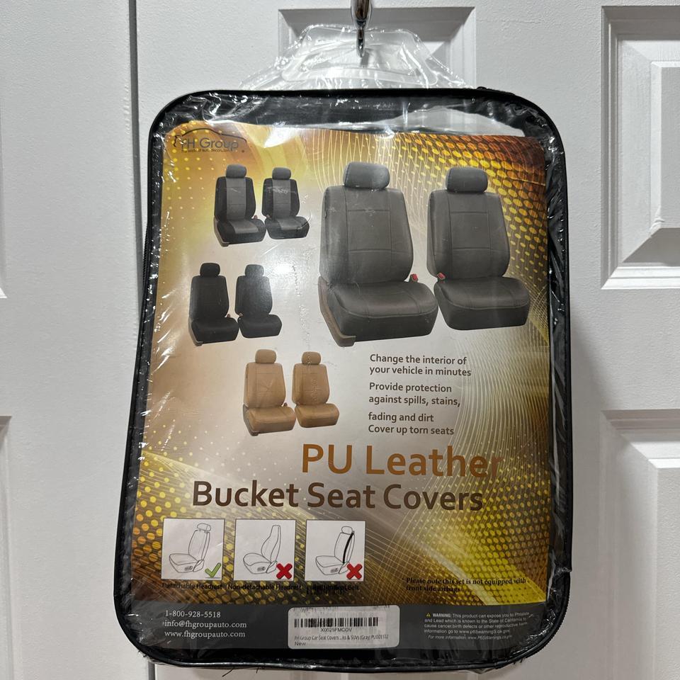 Pu Leather Bucket Seat Covers E18f