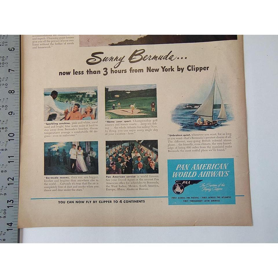 1946 Pan American Airways Bermuda 40c3 7