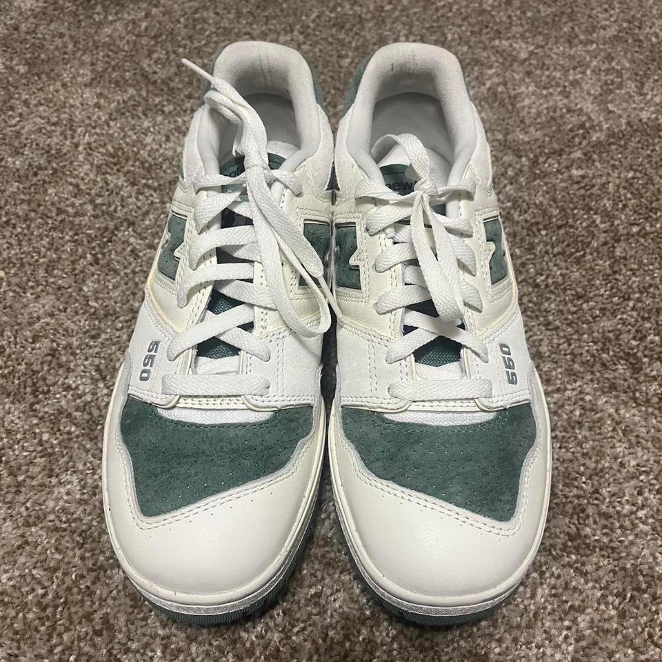 New Balance 550 White And E68a 2