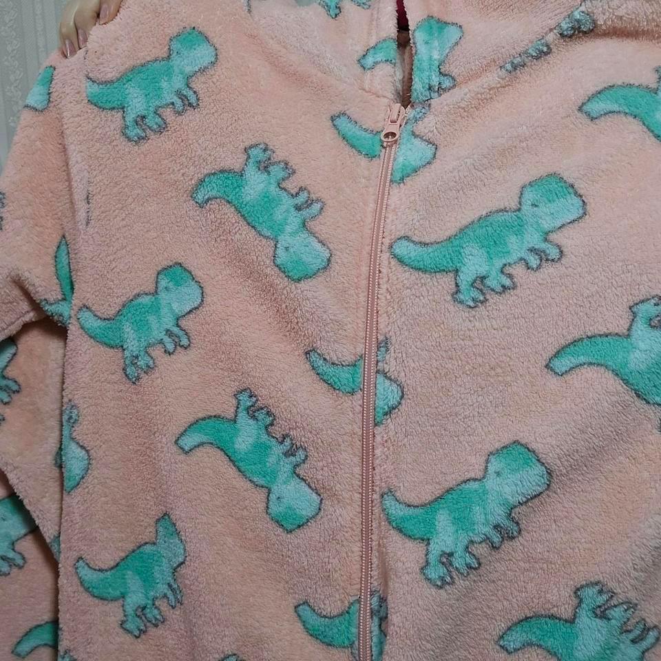 Pink Blue Dinosaur Onesie C253 2