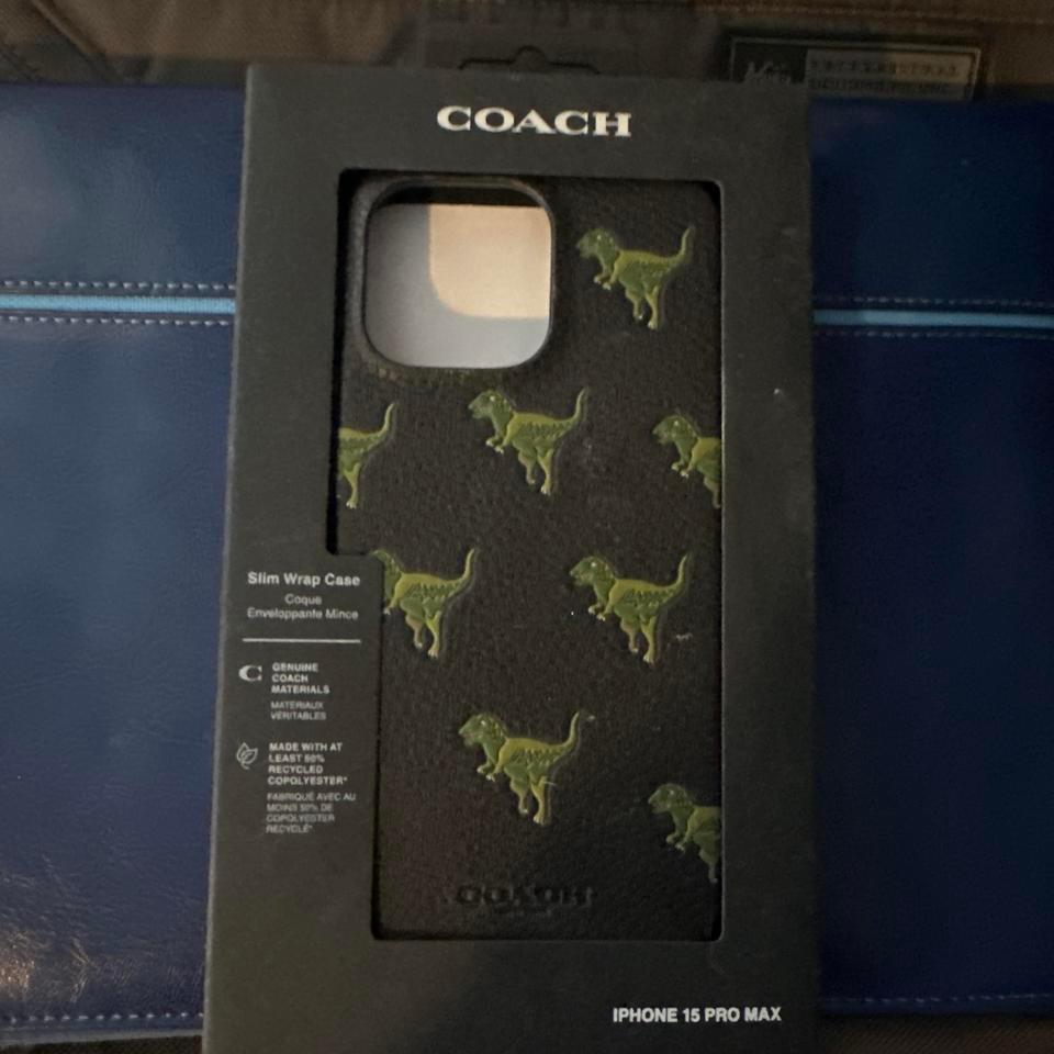 Coach Black Dinosaur Phone Case C881 2