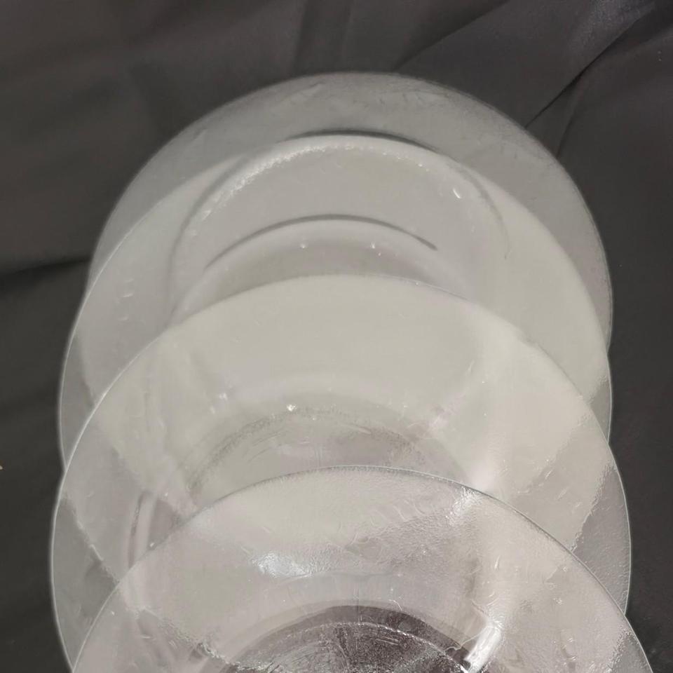 Set Of 7 Glass Plates 6493 6