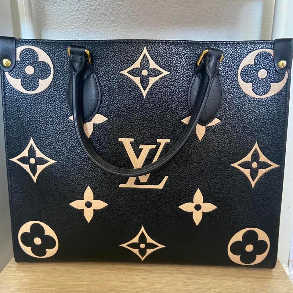 Louis Vuitton Onthego Mm Black 114a