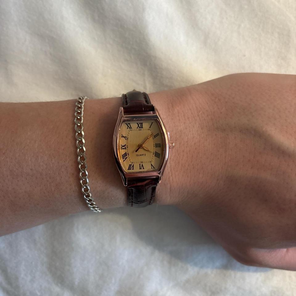 Y2k Antique Vintage Watch Leather 5815