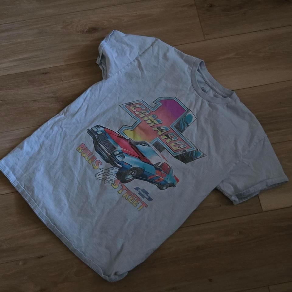 Chevrolet Camaro White T Shirt Size 2642