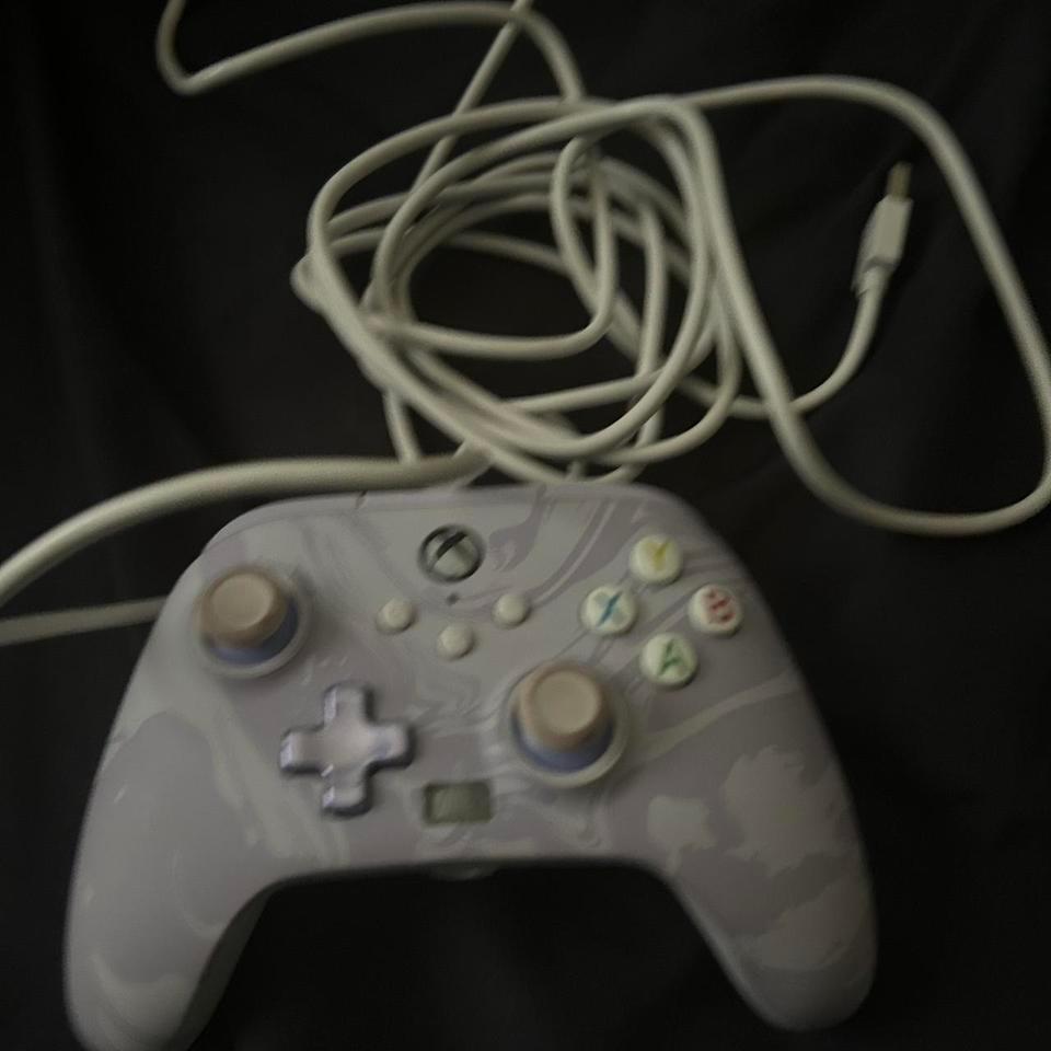 Purple Camo Xbox Wired Controller