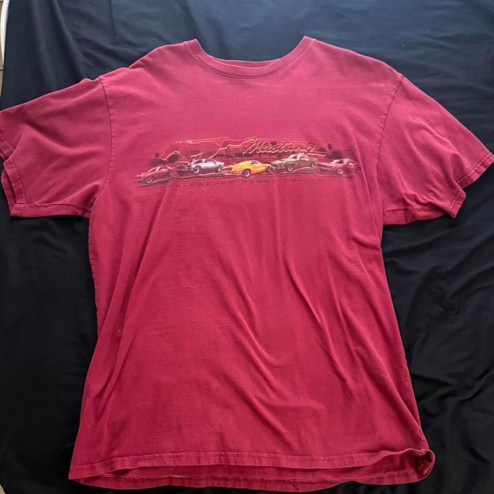 Red Mustang T Shirt F3e0
