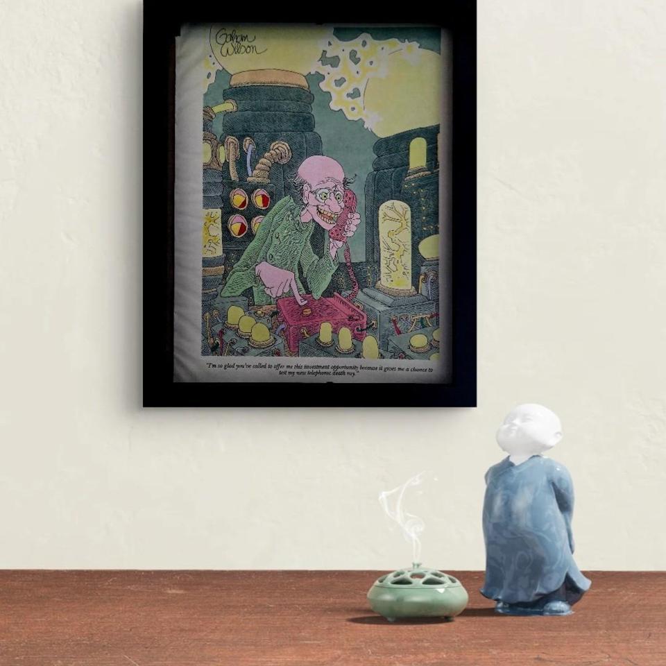 This 8x10 Framed Vintage Print 00dd 2