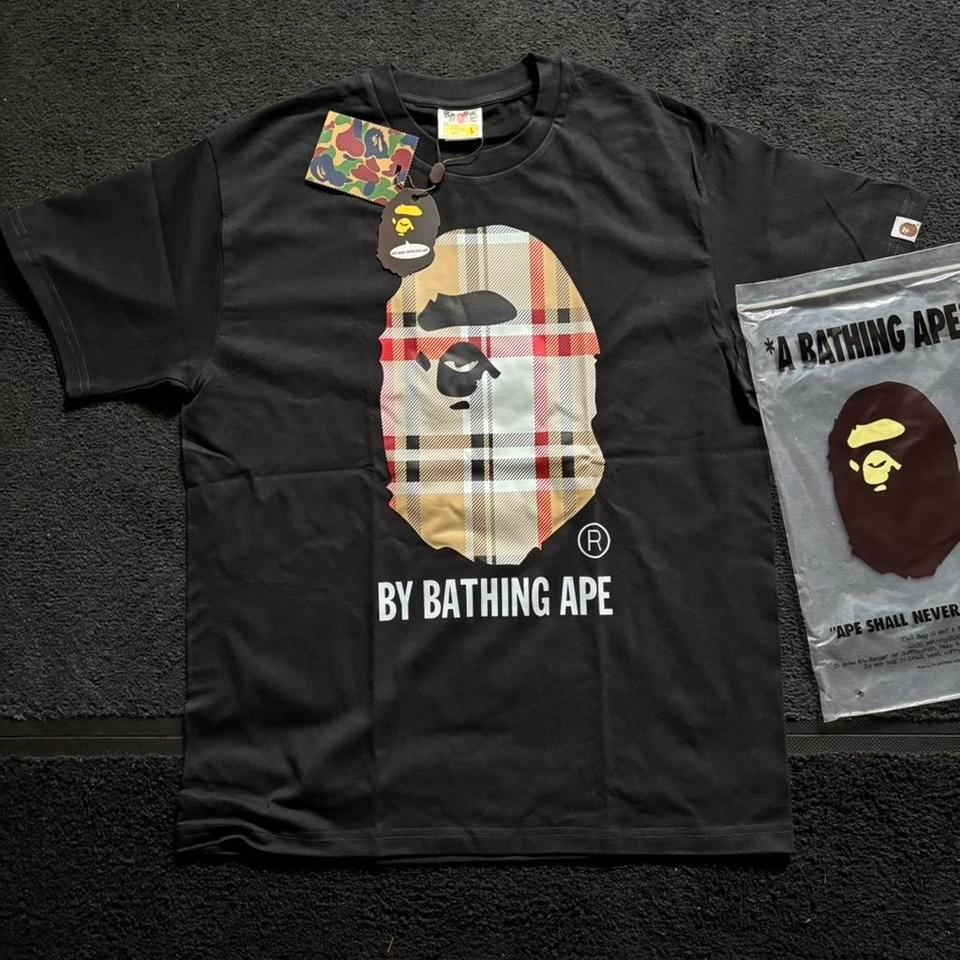 Bape X Burberry Shirt Size 37a9