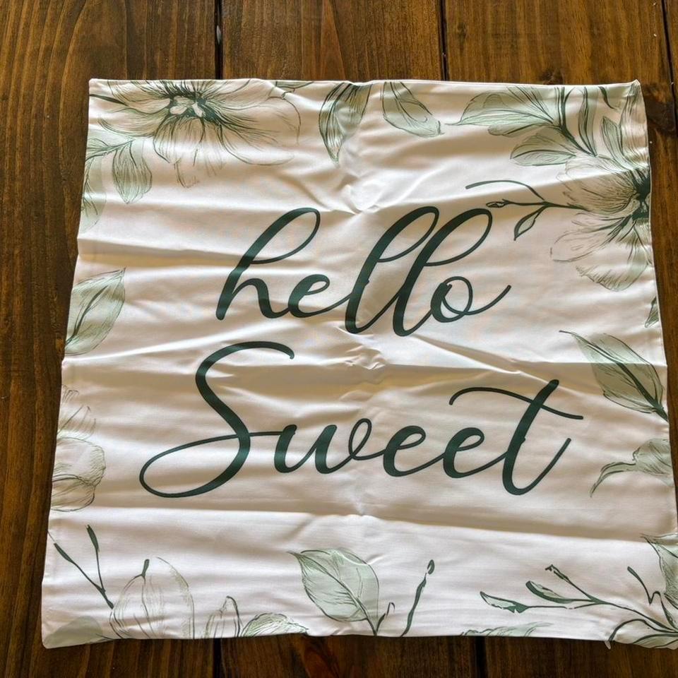 White Sage Green Floral Dcbf