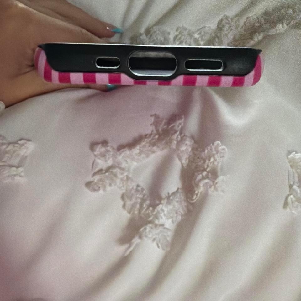 Pink Striped Iphone 12 Pro A671 5