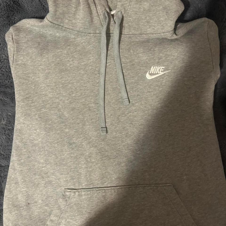 Grey Nike Hoodie Barley Worn B87b 4