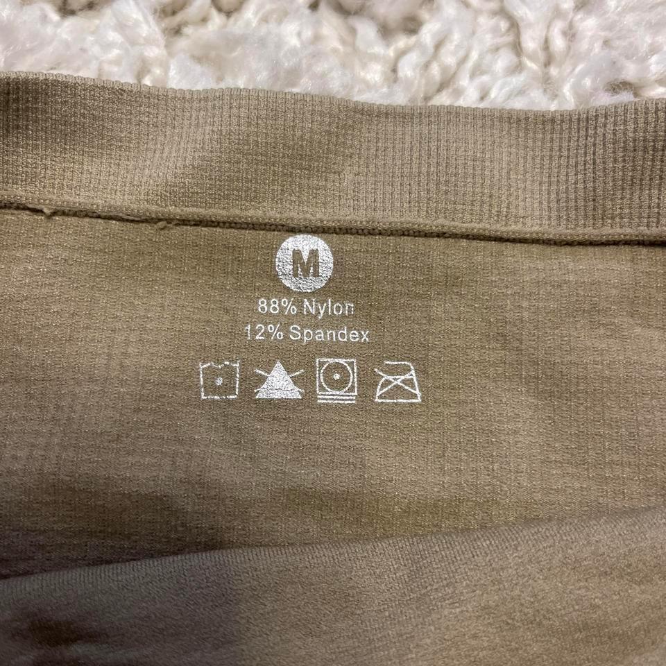 Tan Colored Tube Bandeau Crop 1448 2