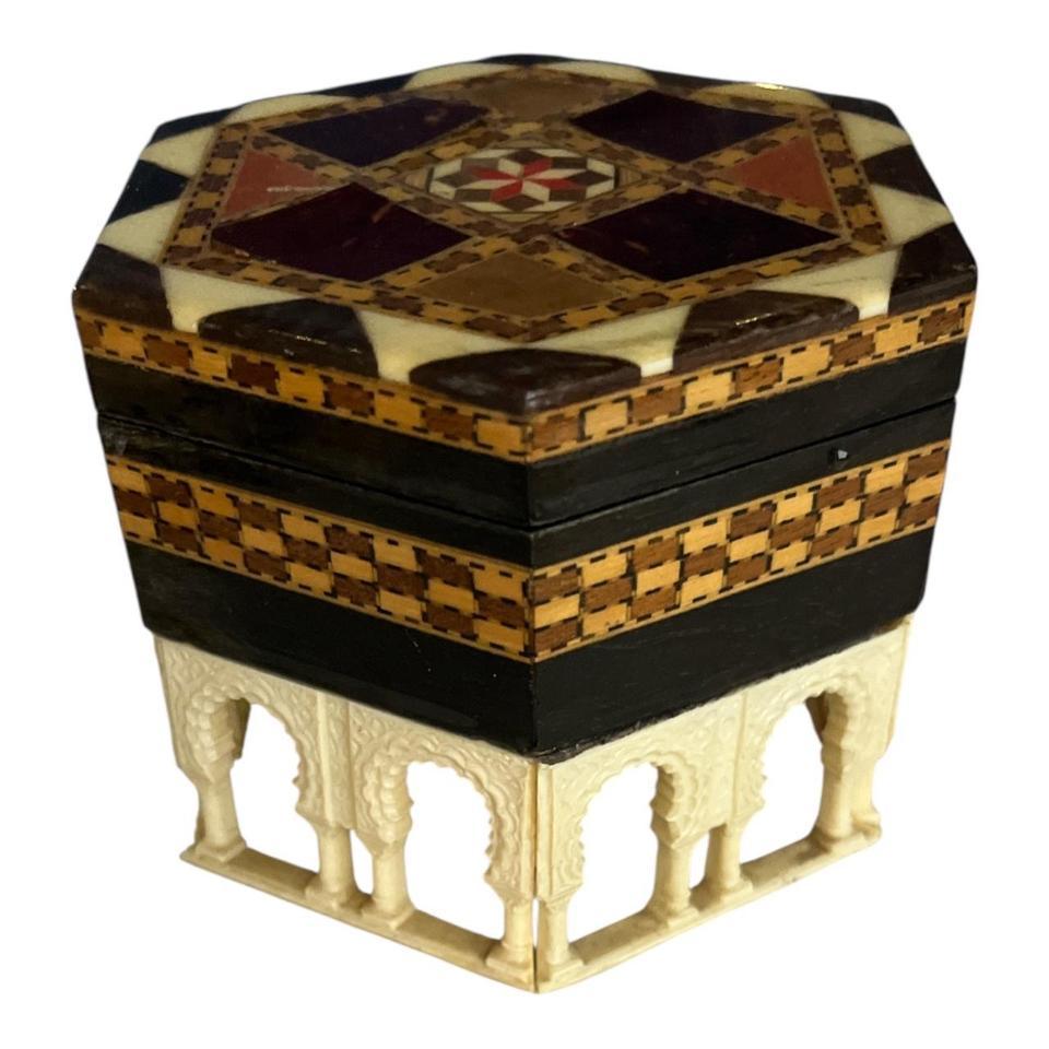Vintage Octagonal Mosaic Inlay Jewelry 4