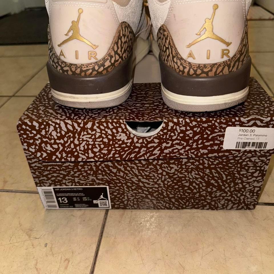 Jordan 3 Palomino White Trainers 13af 3